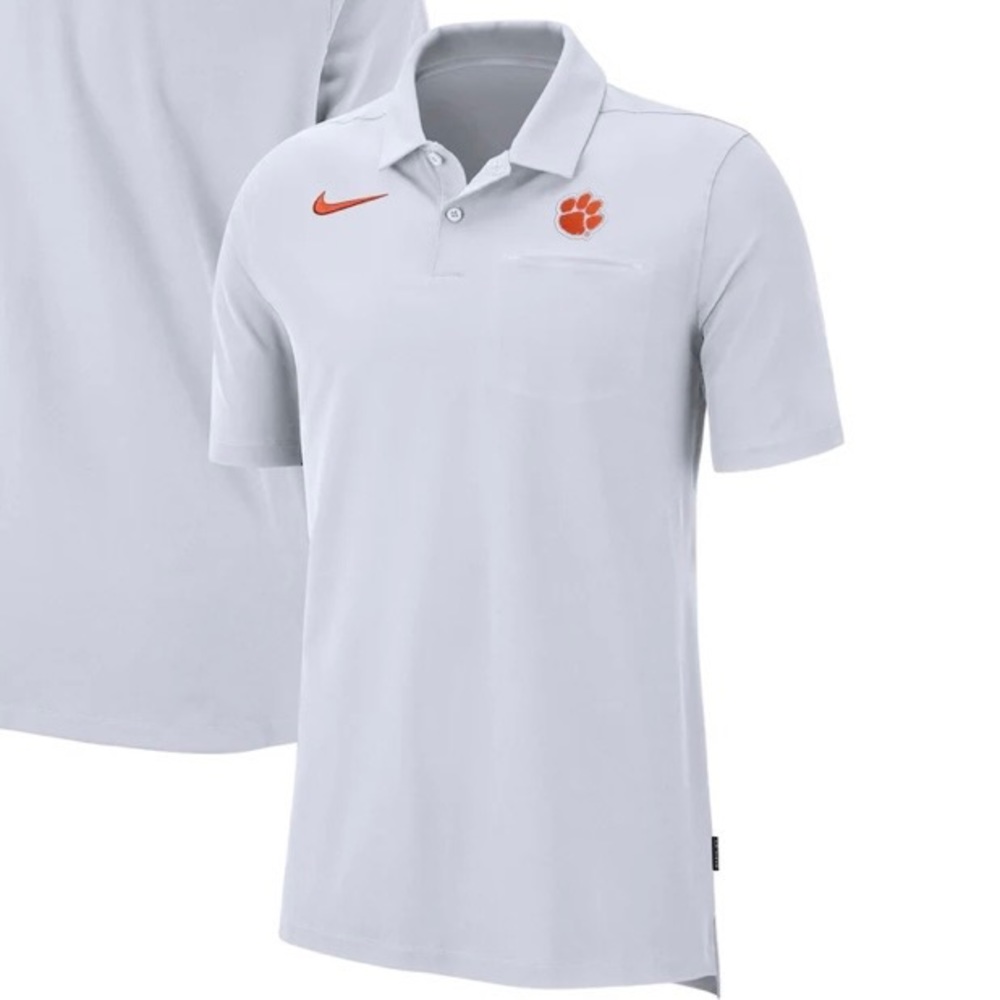 Clemson Nike Elite Coaches SidelinePerformancePolo - Picture 1 of 4